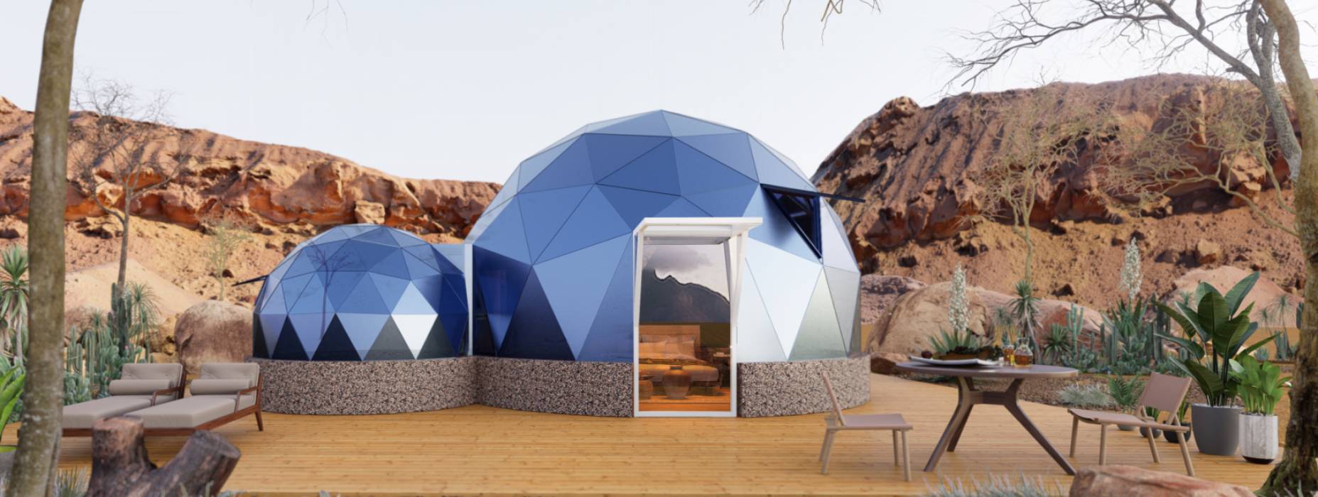 平桥区球形智能光伏玻璃星空房